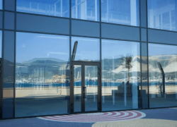 BUSINESS OFFICE GLASS FRONT DOORS ALL GLASS FRONT Woody's Window Works and More